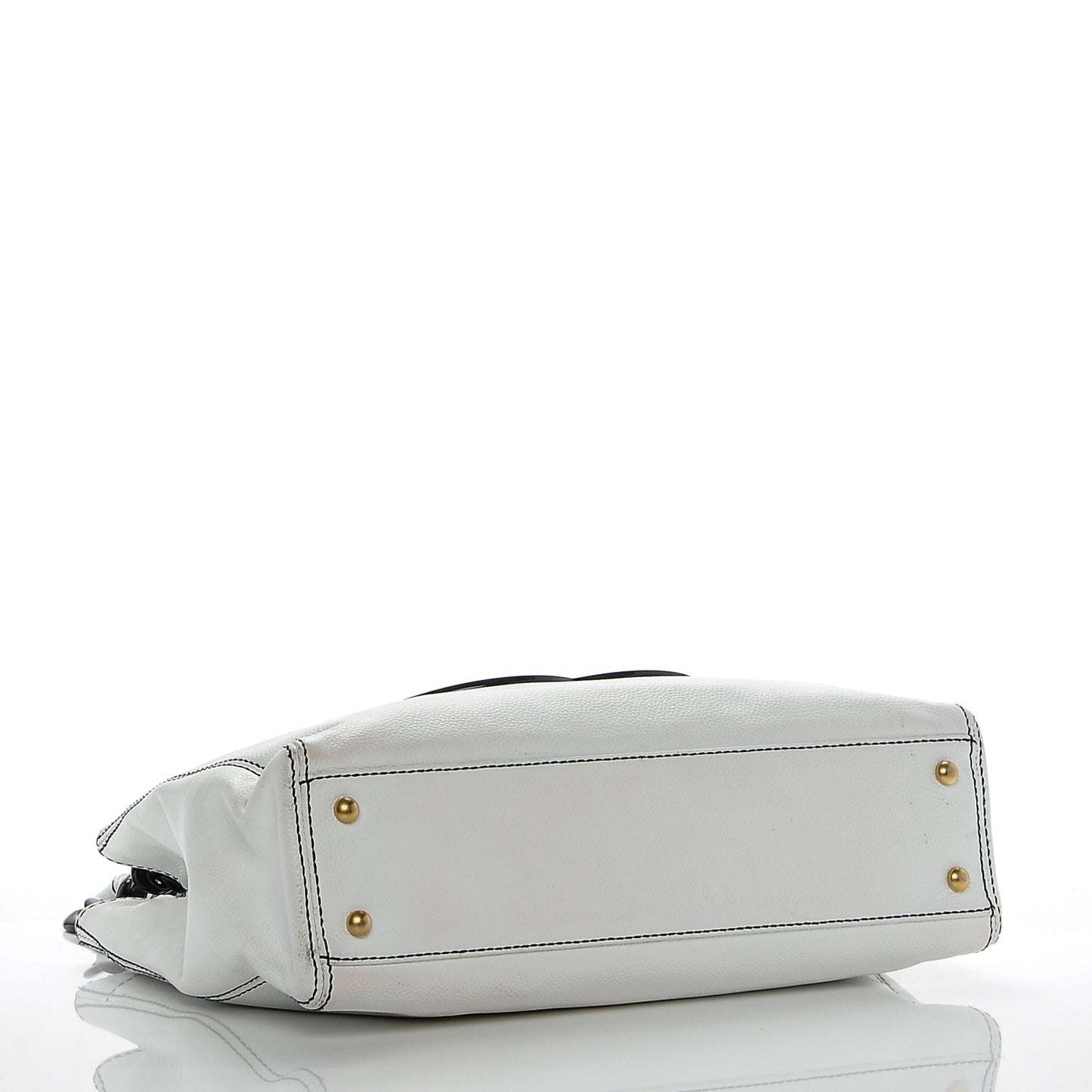 Caviar Bekko Chain Tote White