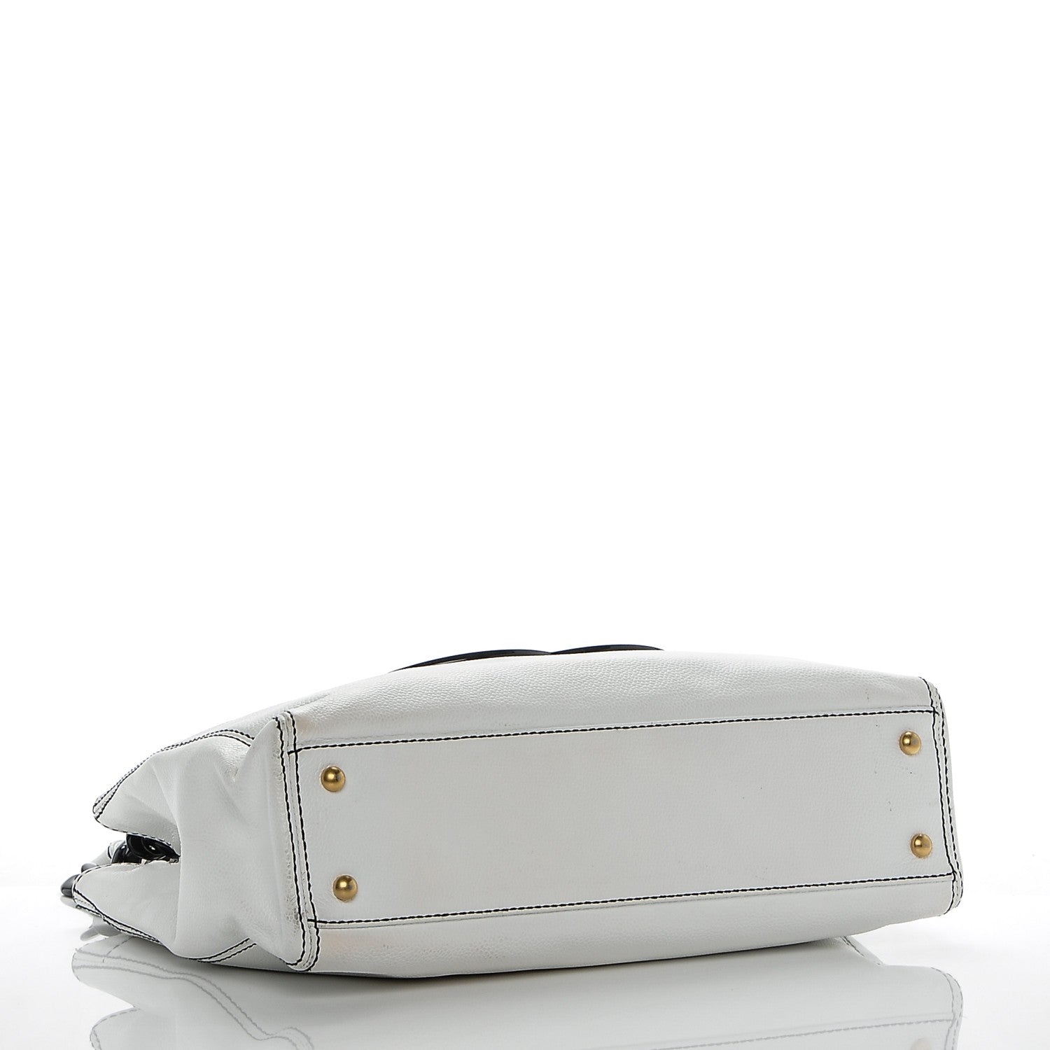 Chanel Caviar Bekko Chain Tote White 4 of 9