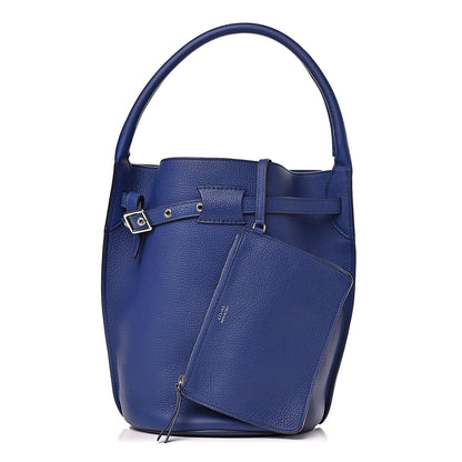 Celine Supple Grained Calfskin Big Bag Bucket Cobalt 4 of 11