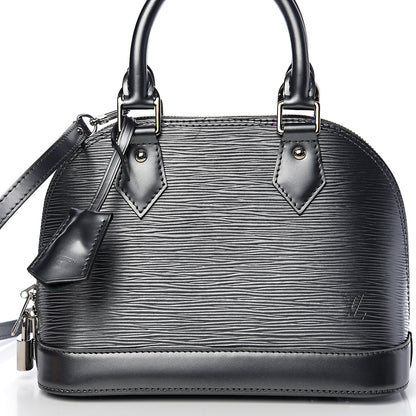 Louis Vuitton Epi Alma BB Anthracite Nacre 6 of 9