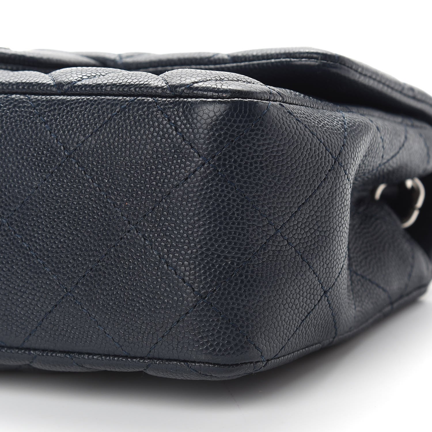 Chanel Caviar Quilted Mini Rectangular Flap Navy 8 of 8