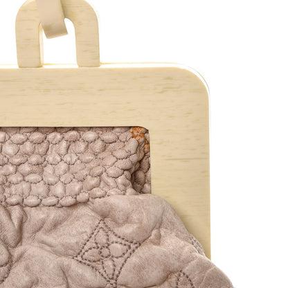 Louis Vuitton Lambskin Olympe Nimbus Cirrus Ecru 8 of 10