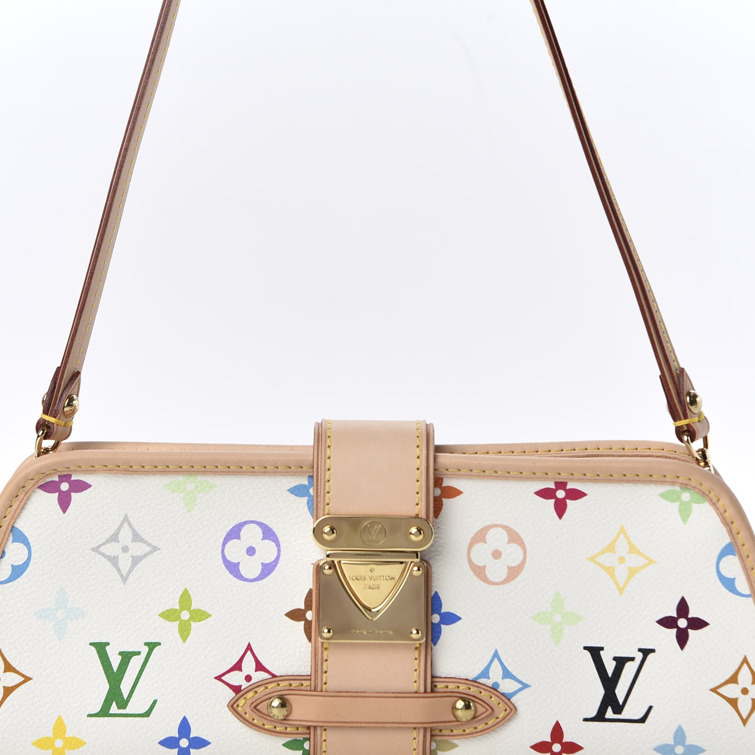 Louis Vuitton Monogram Multicolor Shirley White 7 of 8
