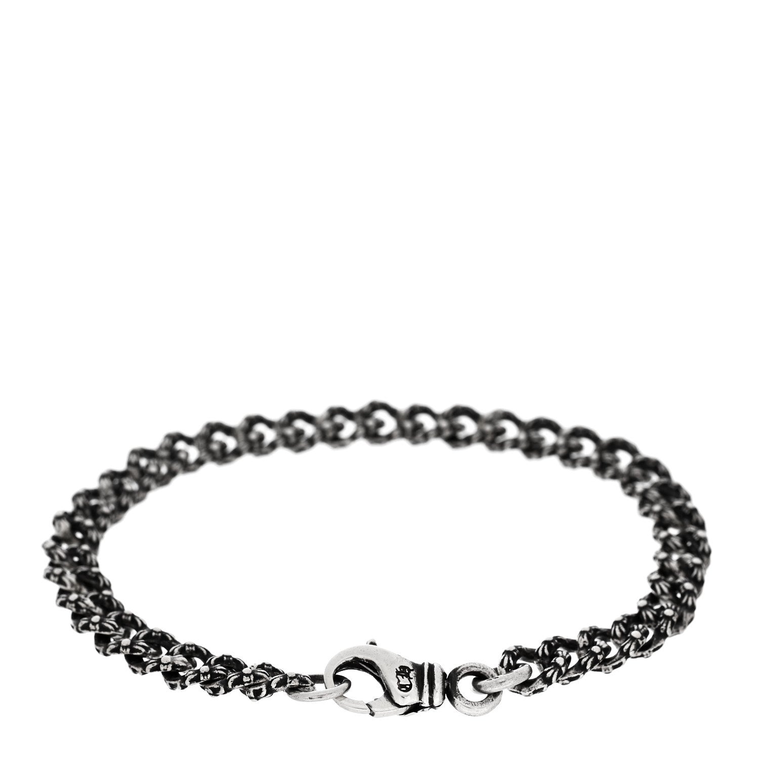 Chrome Hearts Sterling Silver Mini Extra Fancy Link Bracelet 2 of 4