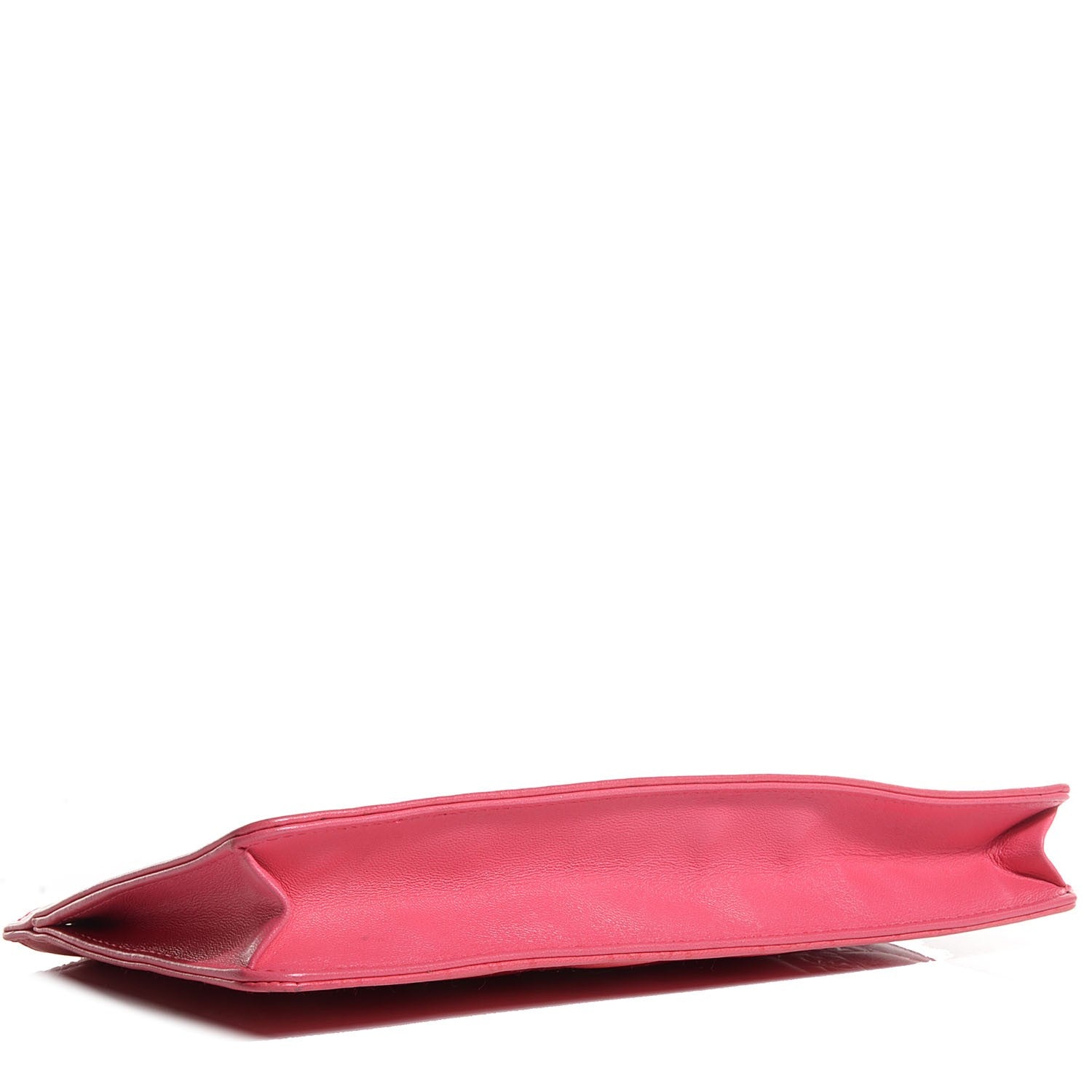 Chanel Lambskin Precious Symbols Pochette Coral 4 of 8