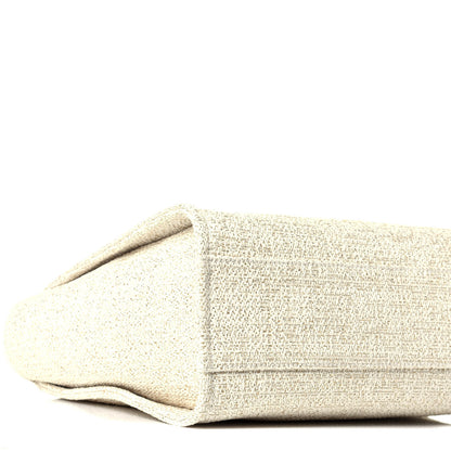 Chanel Lurex Boucle Small Deauville Tote Ivory 8 of 10