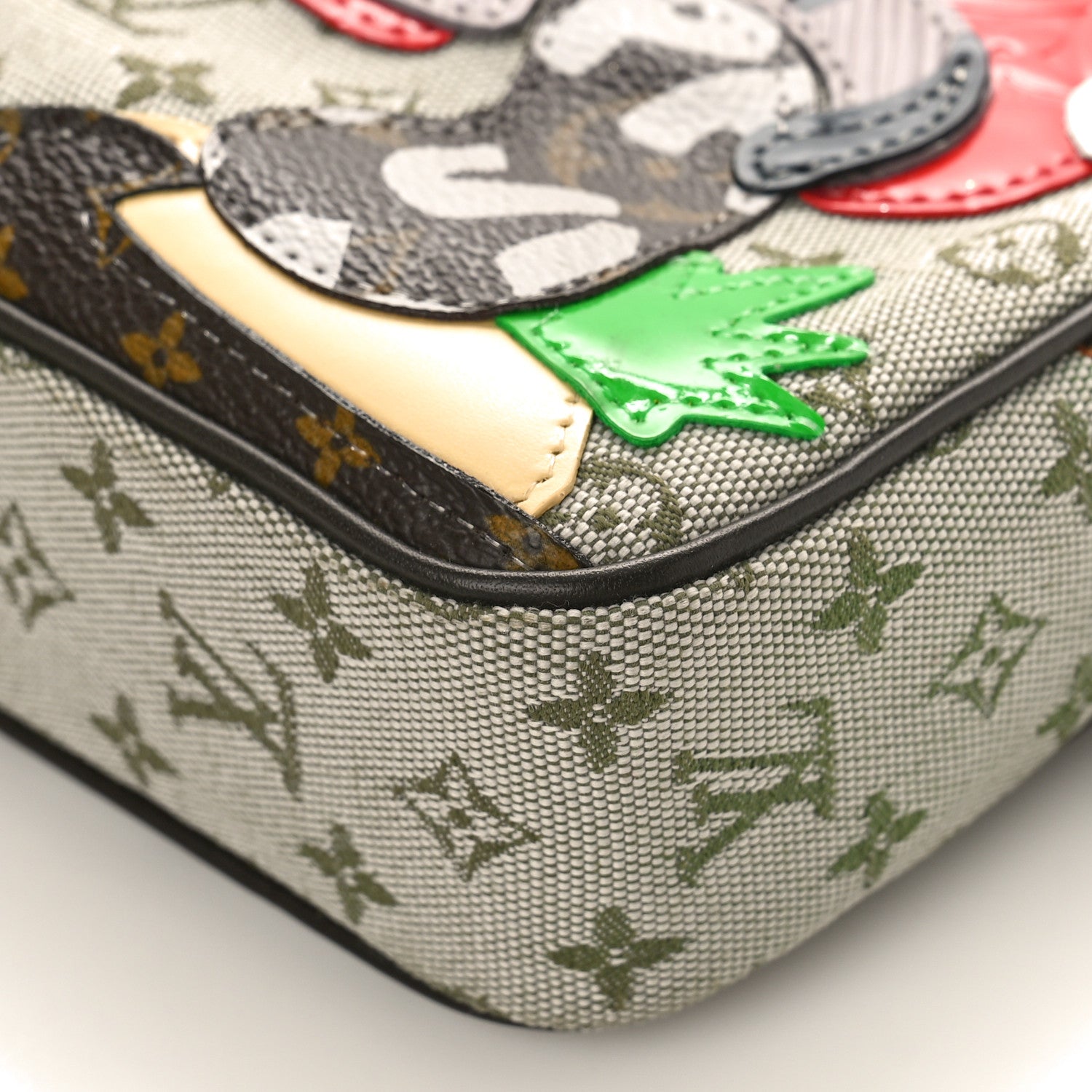 Louis Vuitton Mini Monogram Conte de Fees Mushroom Pochette Kaki 8 of 9
