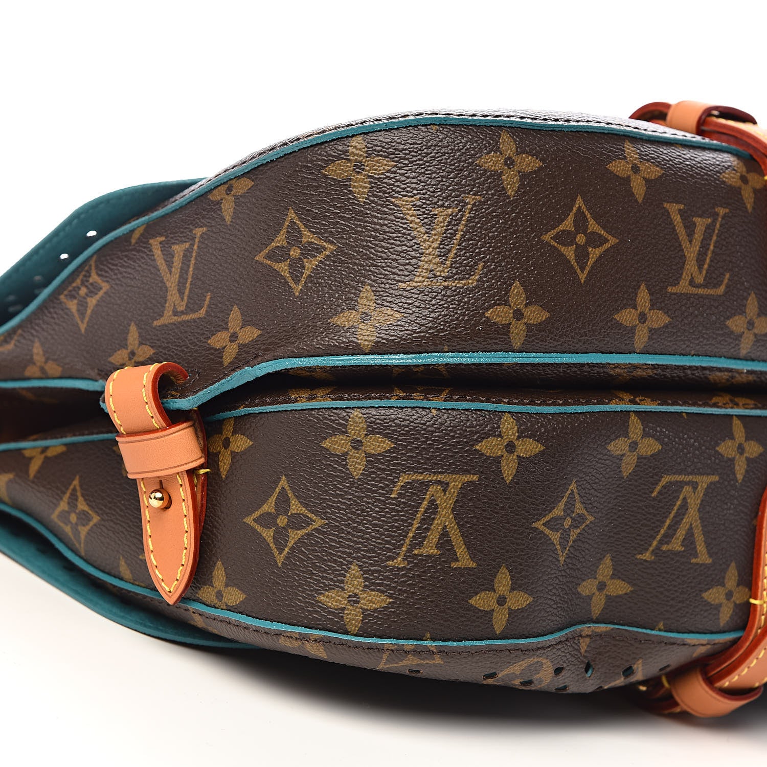 Louis Vuitton Monogram SC Flore Saumur Teal 8 of 10