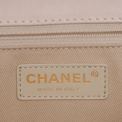 Chanel Calfskin Quilted Natural Beauty Flap Dark White 6 of 8