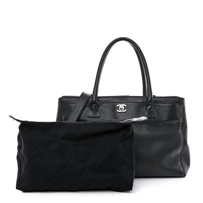 Chanel Calfskin Cerf Executive Shopper Tote Black 1 of 19
