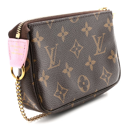 Louis Vuitton Monogram 2016 Christmas Animation Mini Pochette Accessories Rose Ballerine 3 of 6