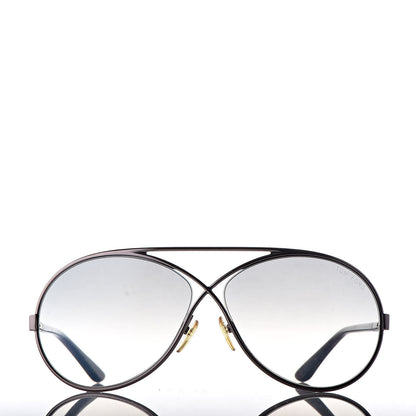 Tom Ford Georgette TF154 Sunglasses Silver 3 of 8