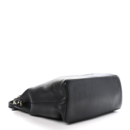 Gucci Pebbled Calfskin Large Soho Hobo Black 4 of 12