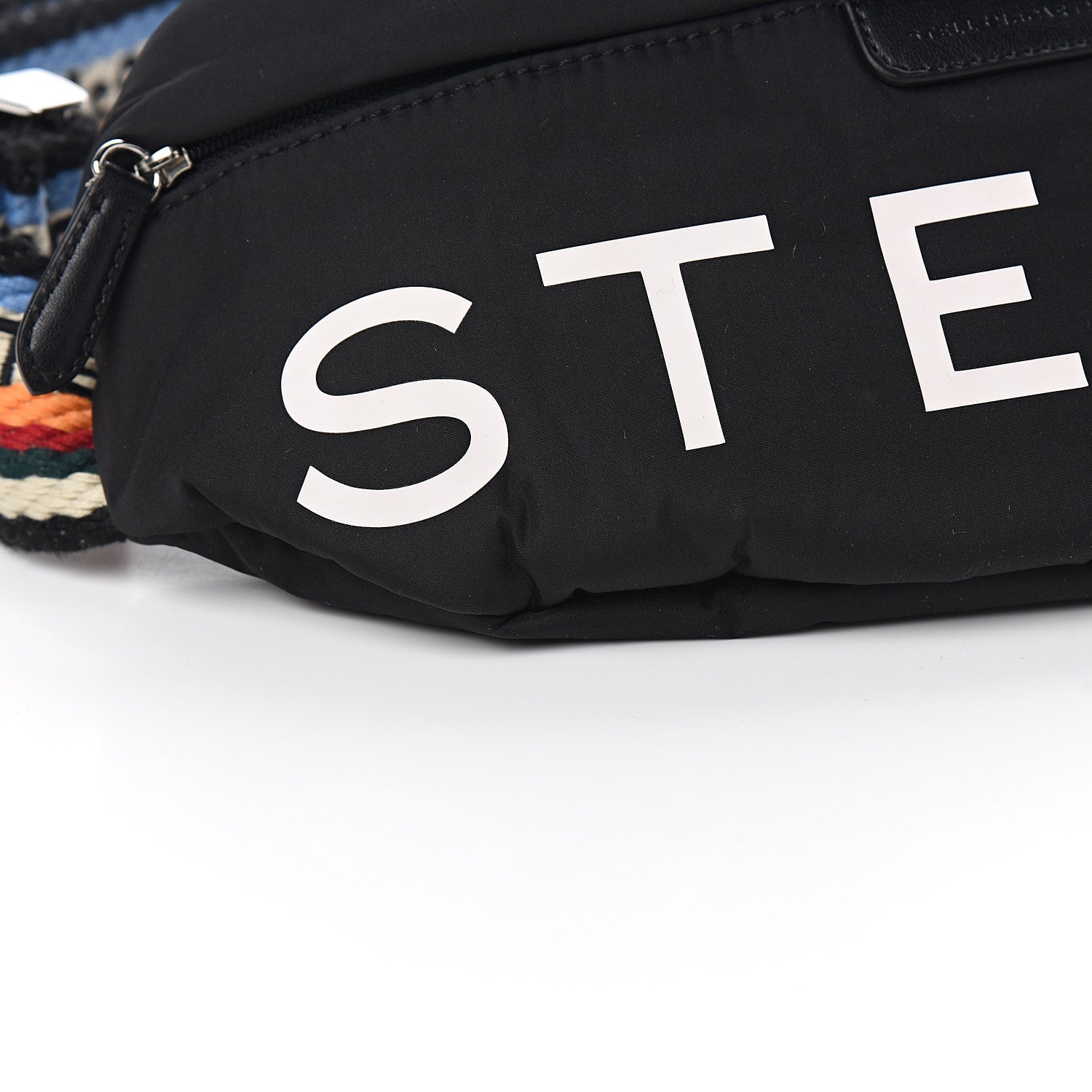 Stella McCartney Eco Padde Nylon Logo Falabella Bum Bag Black Multicolor 7 of 9