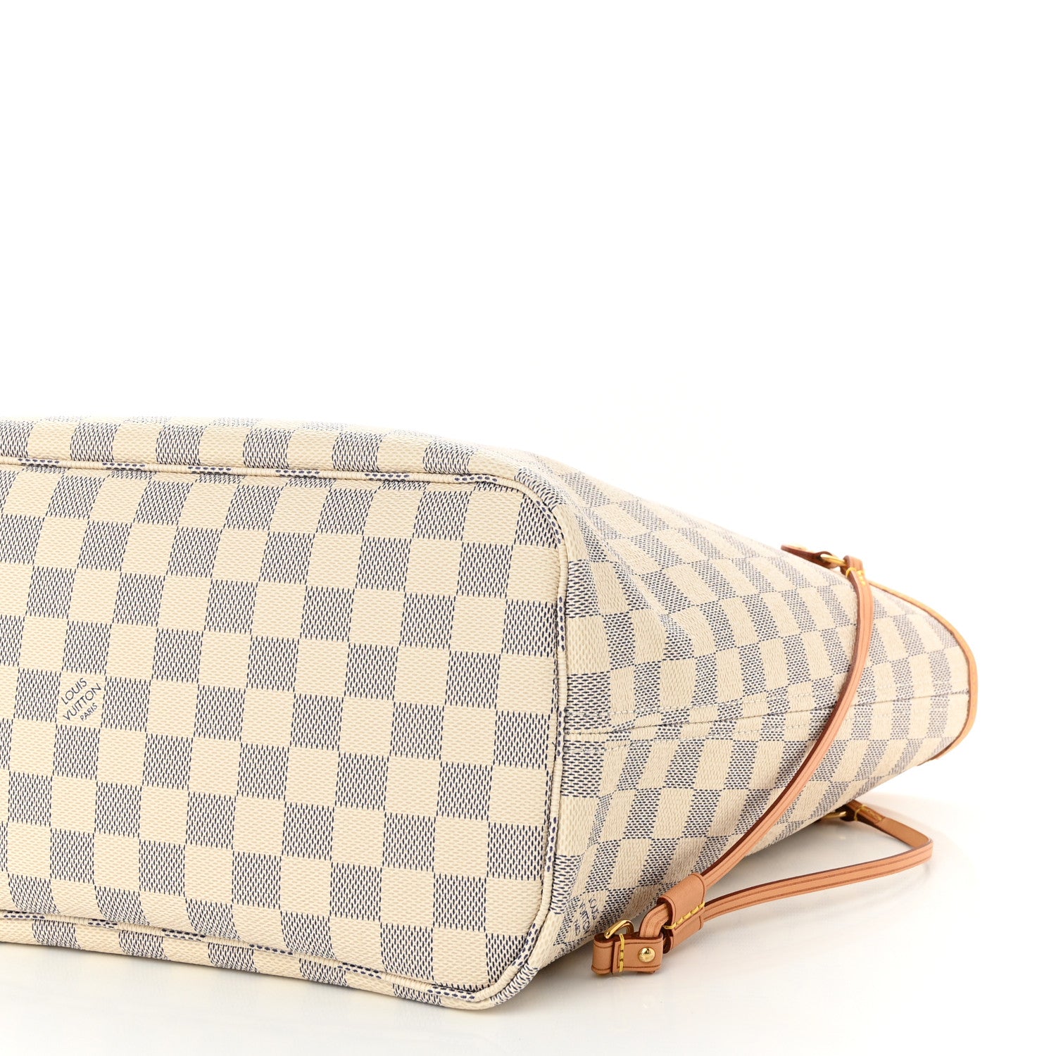Louis Vuitton Damier Azur Neo Neverfull MM Rose Ballerine 10 of 10
