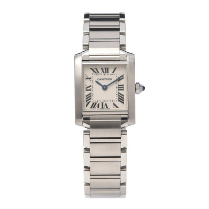 Cartier Stainless Steel 20mm Tank Francaise Quartz Watch 1 of 6