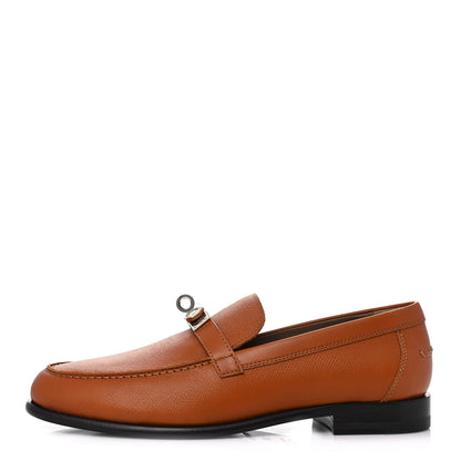 Hermes Epsom Womens Destin Loafer 37 Naturel 1 of 9