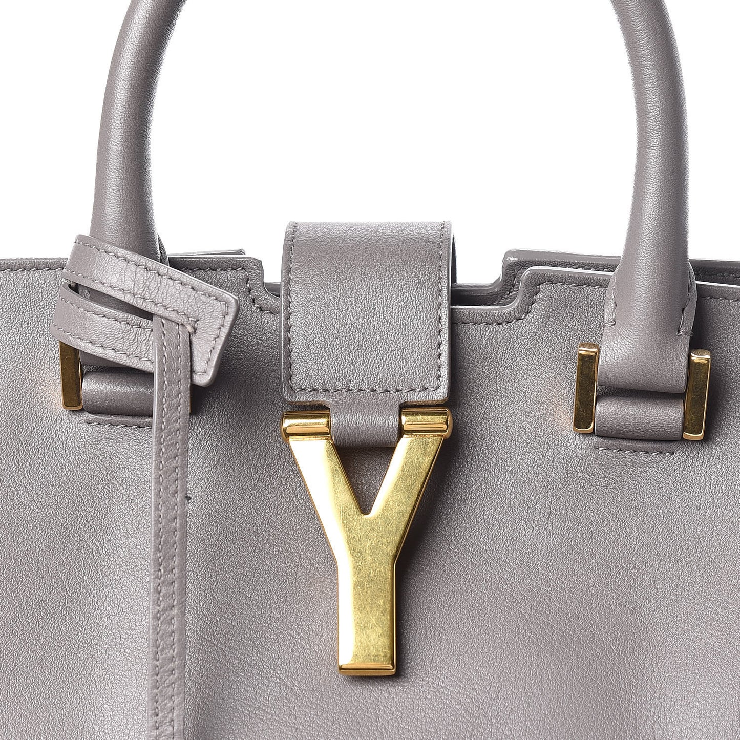 Calfskin Small Classic Y Cabas Fog