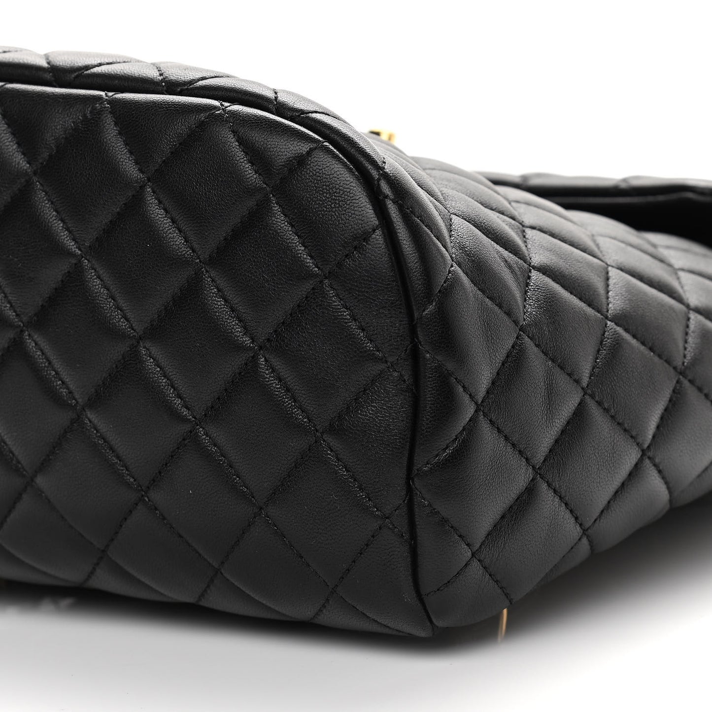 Calfskin Quilted Small Urban Spirit Backpack Black