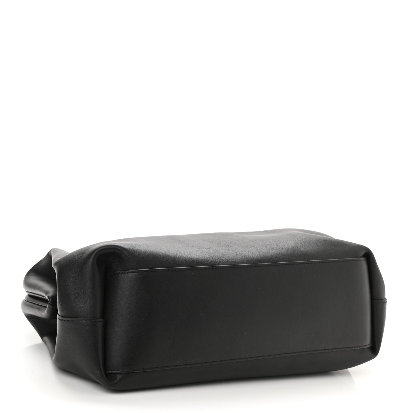 Calfskin Large The Point Triangle Bag Black