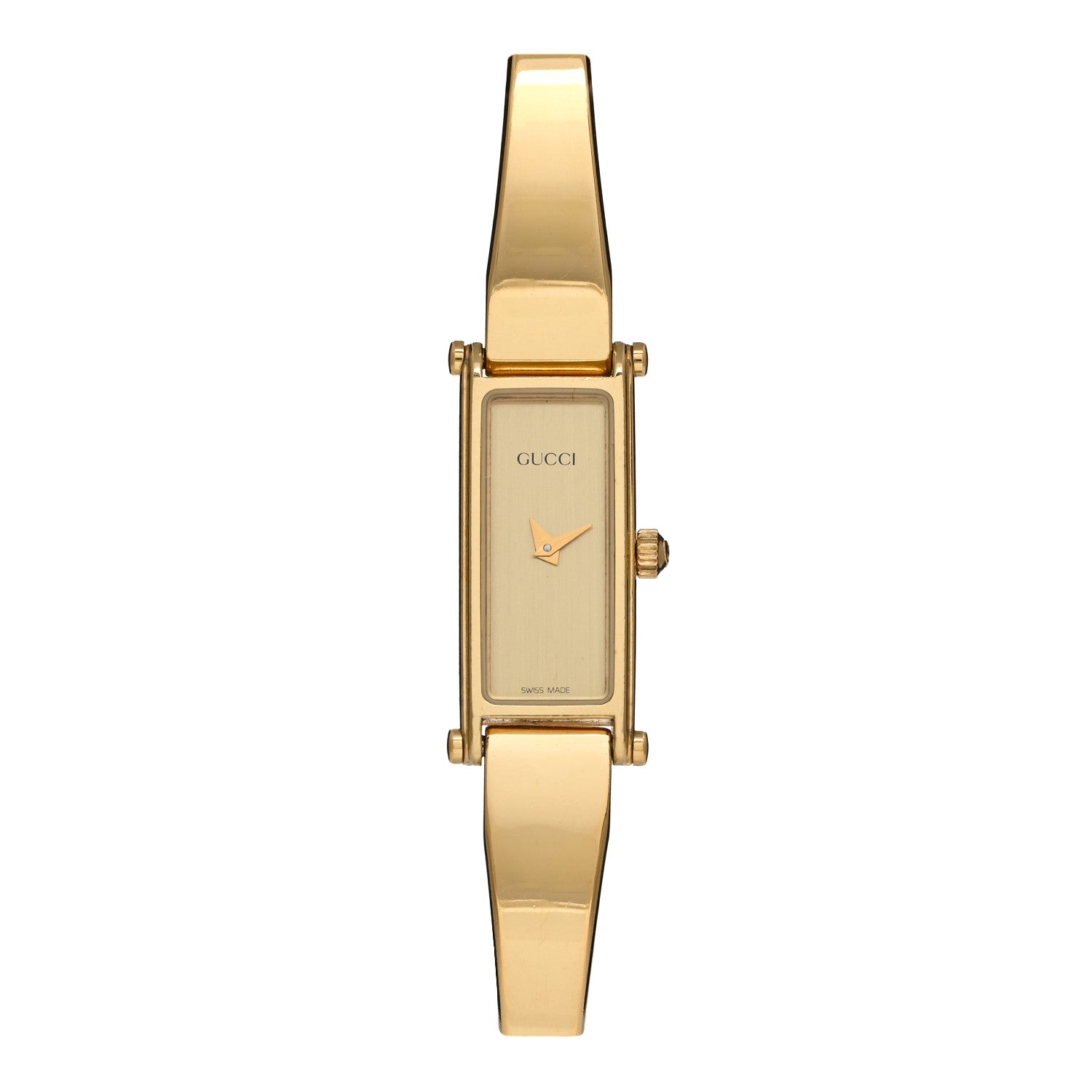 Gucci Stainless Steel 12mm 1500L Horsebit Quartz Watch Gold 1 of 5