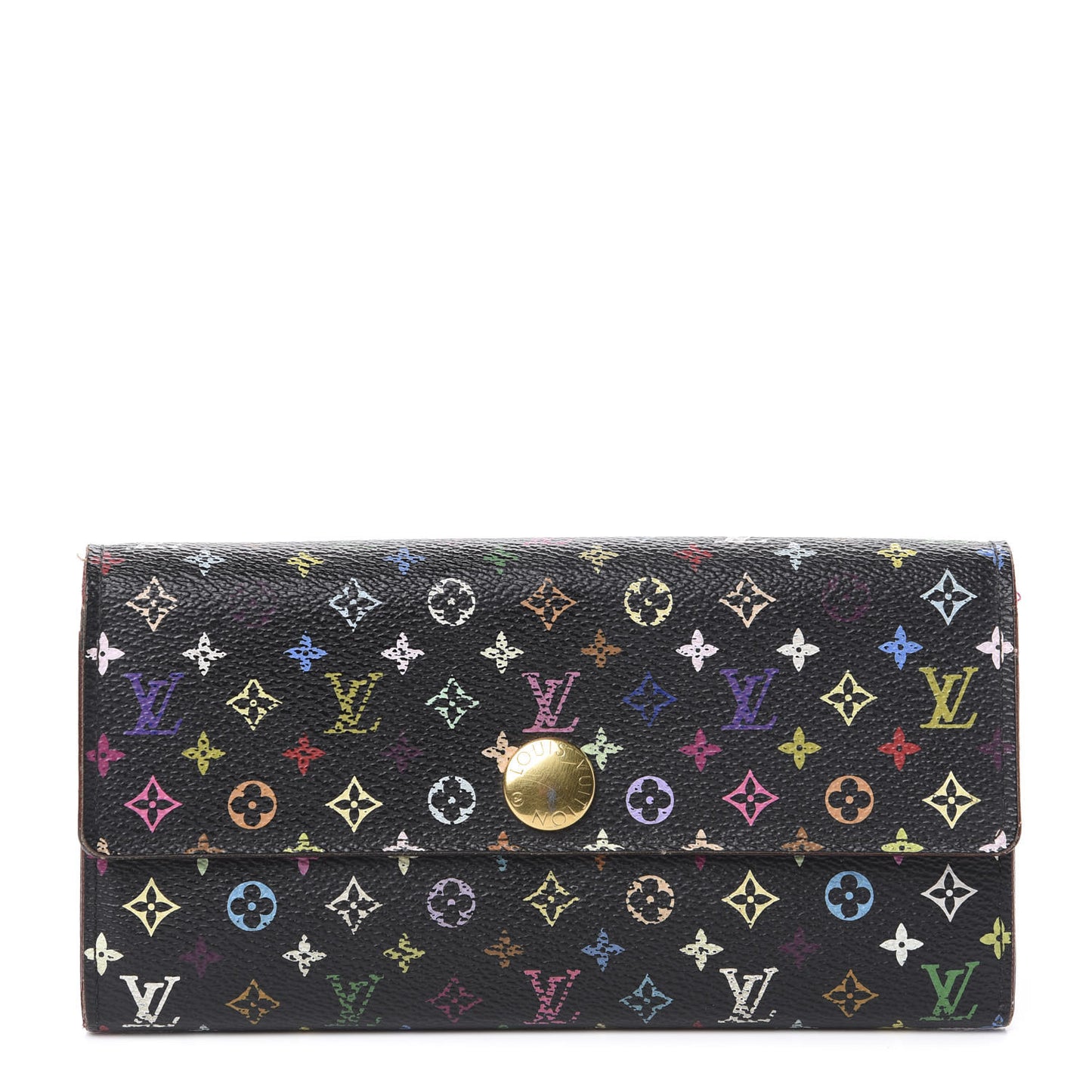Monogram Multicolor Sarah Wallet Black Grenade