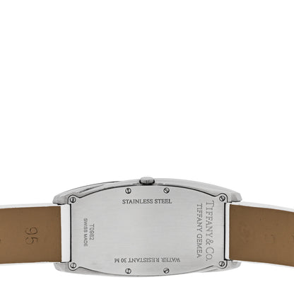 Tiffany Stainless Steel Satin 22mm Gemea Quartz Watch White 4 of 5