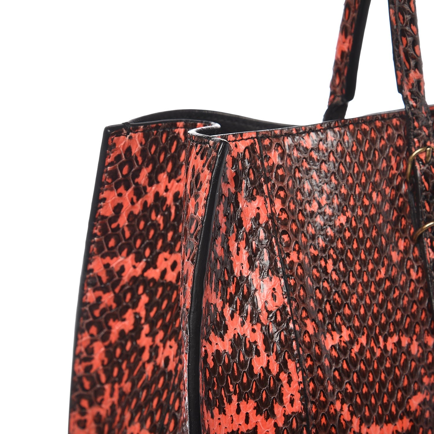 Balenciaga Elaphe Papier Ledger Tote Red 8 of 9