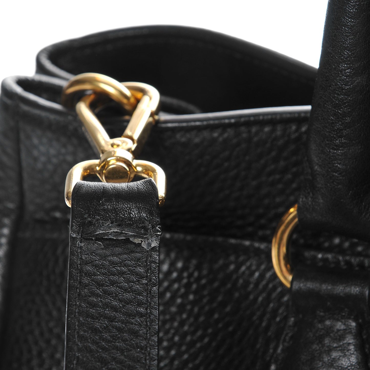 Vitello Daino Tote Nero Black