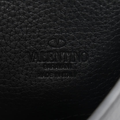 Valentino Garavani Pebbled Calfskin Medium Rockstud Flip Lock Crossbody Bag Black 6 of 13