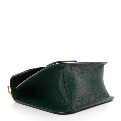 Valentino Garavani Grainy Calfskin Small VSling Shoulder Bag English Green 4 of 12