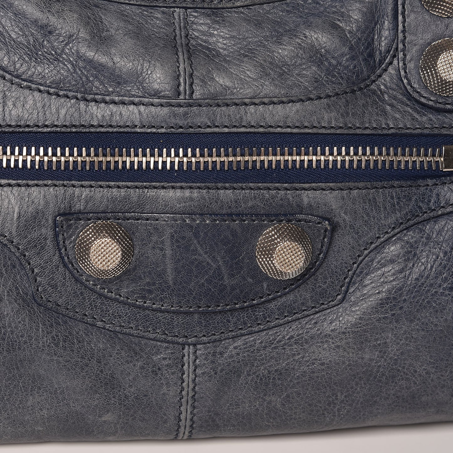 Agneau Giant 21 Silver Hardware Part Time Bleu Roi
