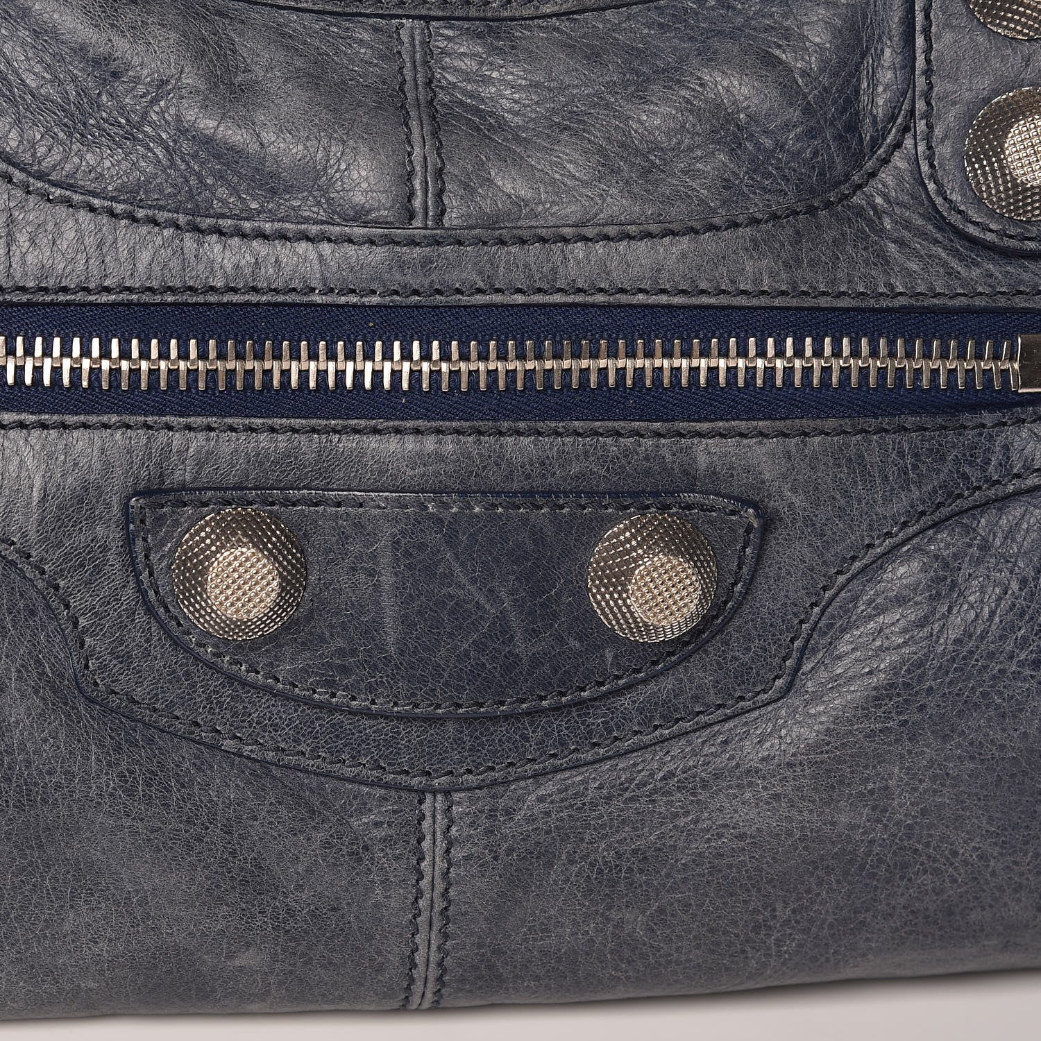 Balenciaga Agneau Giant 21 Silver Hardware Part Time Bleu Roi 14 of 20