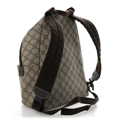 Gucci GG Supreme Monogram Margaux Calfskin Childrens Day Backpack Beige Ebony Cocoa Dark Chocolate 3 of 14