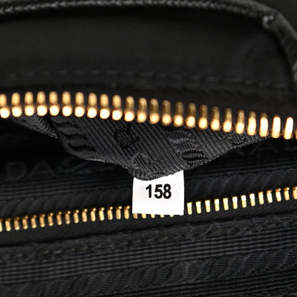 Prada Tessuto Nylon Saffiano Crossbody Bag Black 7 of 8