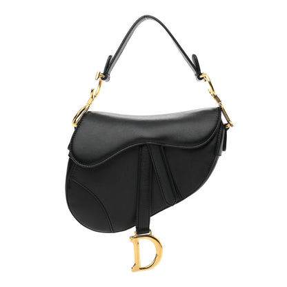 Christian Dior Calfskin Saddle Bag Black 1 of 7