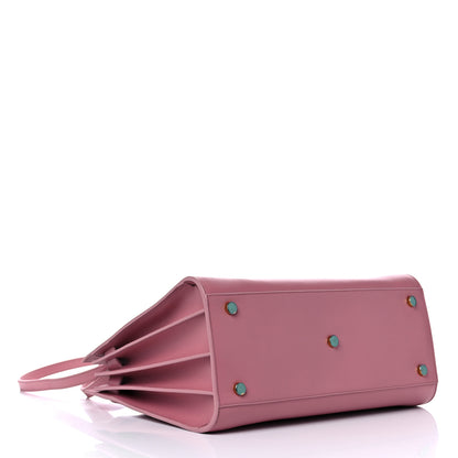 Saint Laurent Calfskin Small Sac De Jour Dark Rose 4 of 15