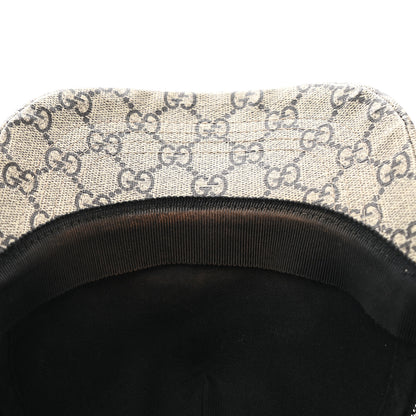 Gucci GG Supreme Monogram Kingsnake Baseball Hat S Beige Multicolor 11 of 12