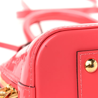 Louis Vuitton Vernis Alma BB Rose Litchi 9 of 11