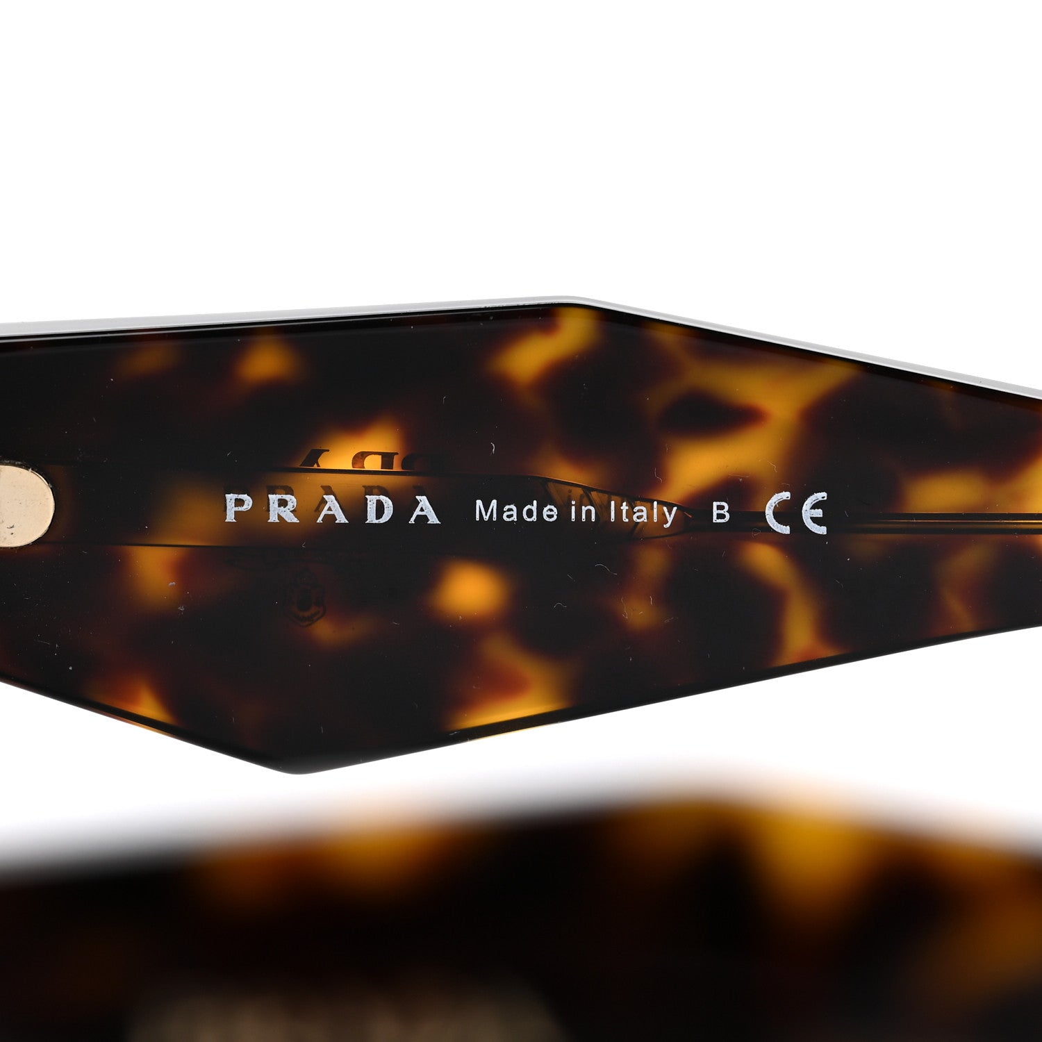 Prada Acetate Symbole Sunglasses SPR 17W Havana 6 of 7