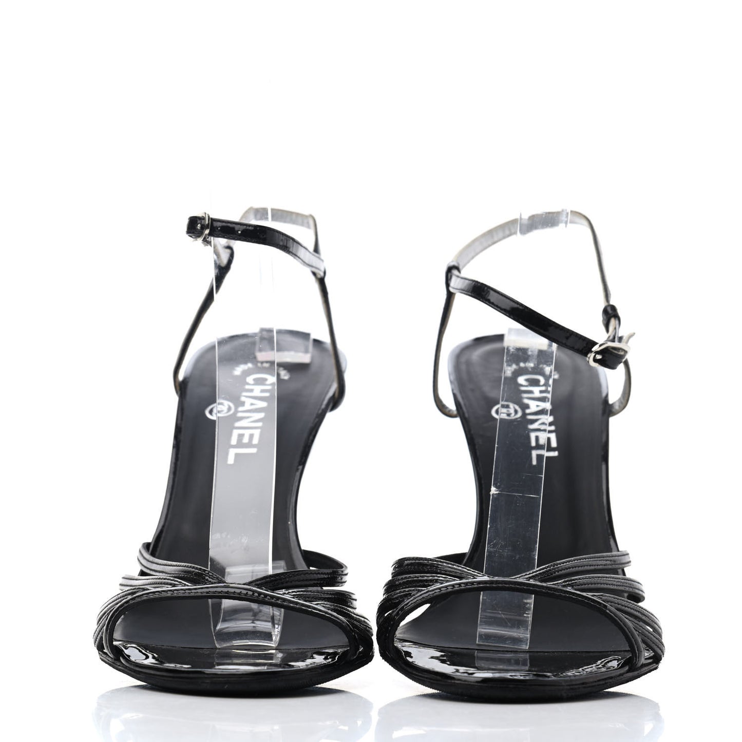 Patent CC Sandals 40 Black