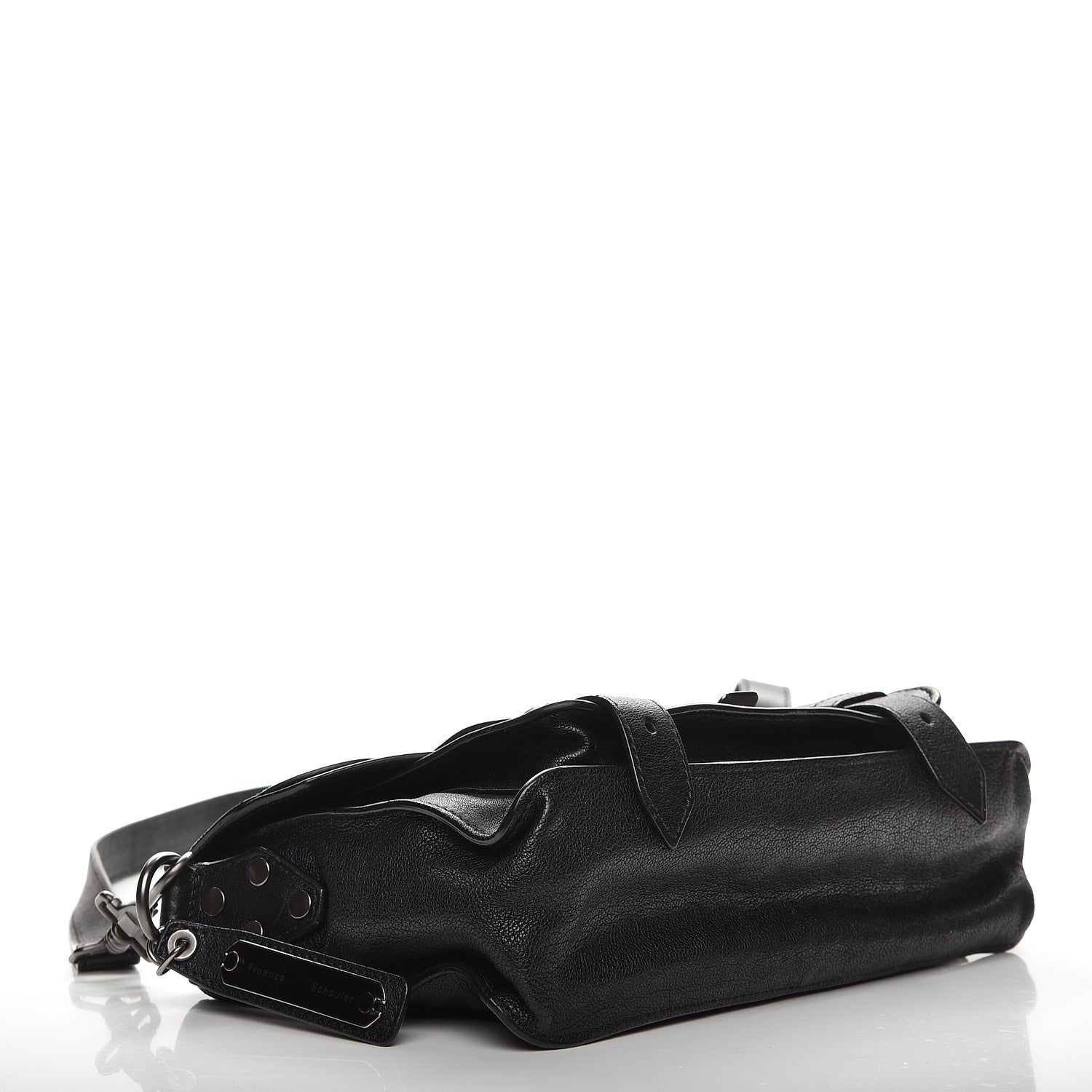Proenza Schouler Lambskin Tiny PS1 Satchel Black 4 of 7