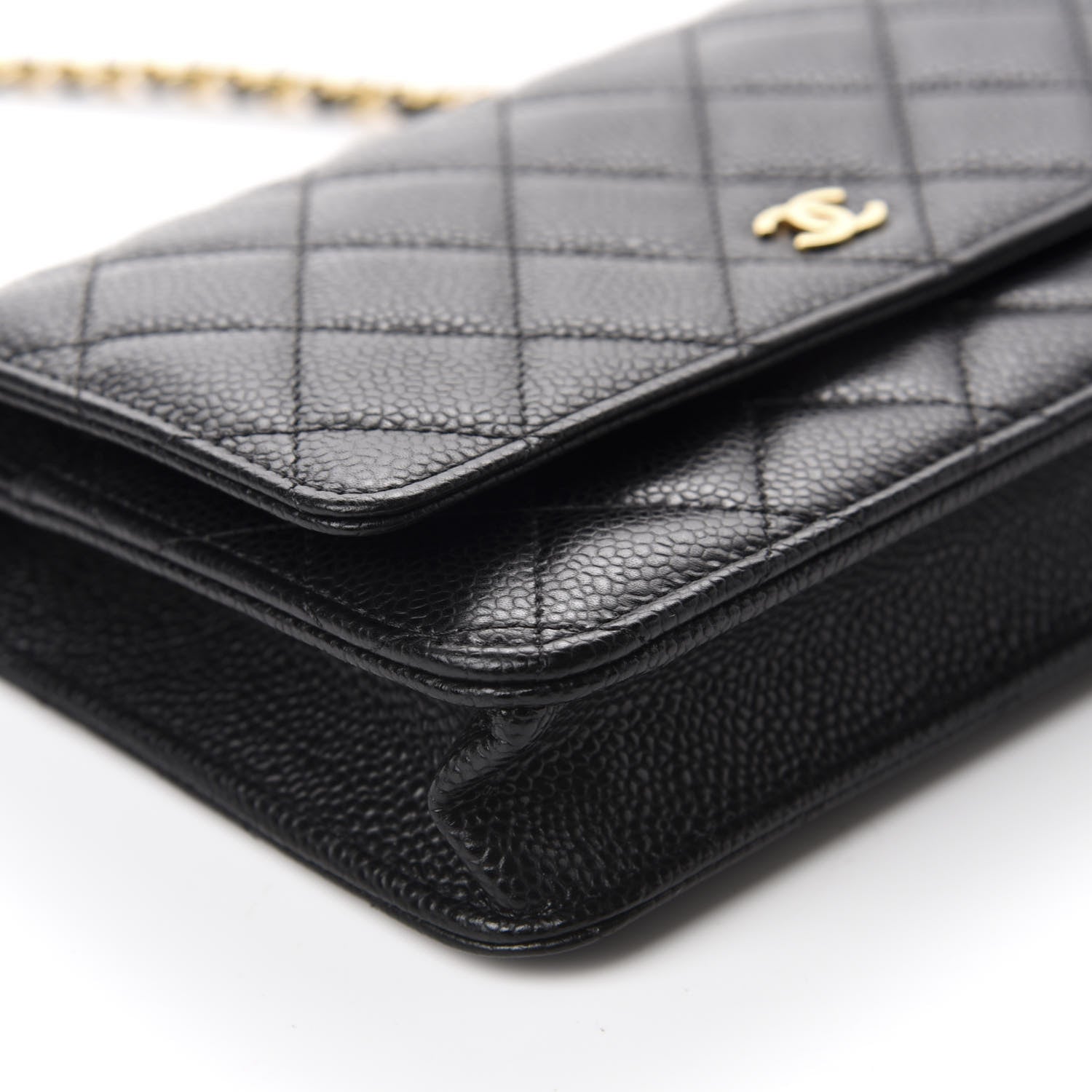 Chanel Caviar Quilted Wallet On Chain WOC Black 7 of 13
