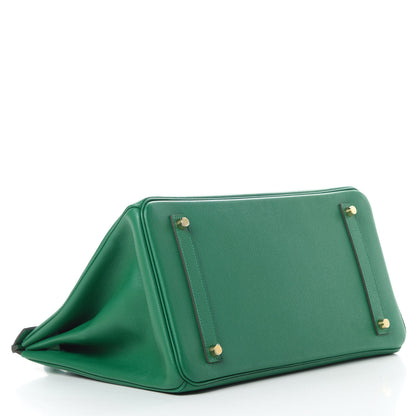 Hermes Epsom Birkin 35 Vert Vertigo 4 of 16