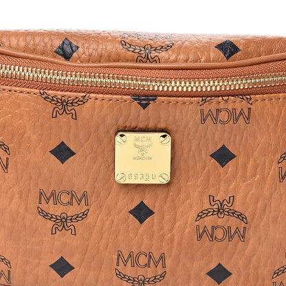 MCM Visetos Stark Belt Bag Cognac 10 of 10