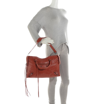 Balenciaga Agneau Classic Hardware City Rouge Ambre 2 of 8