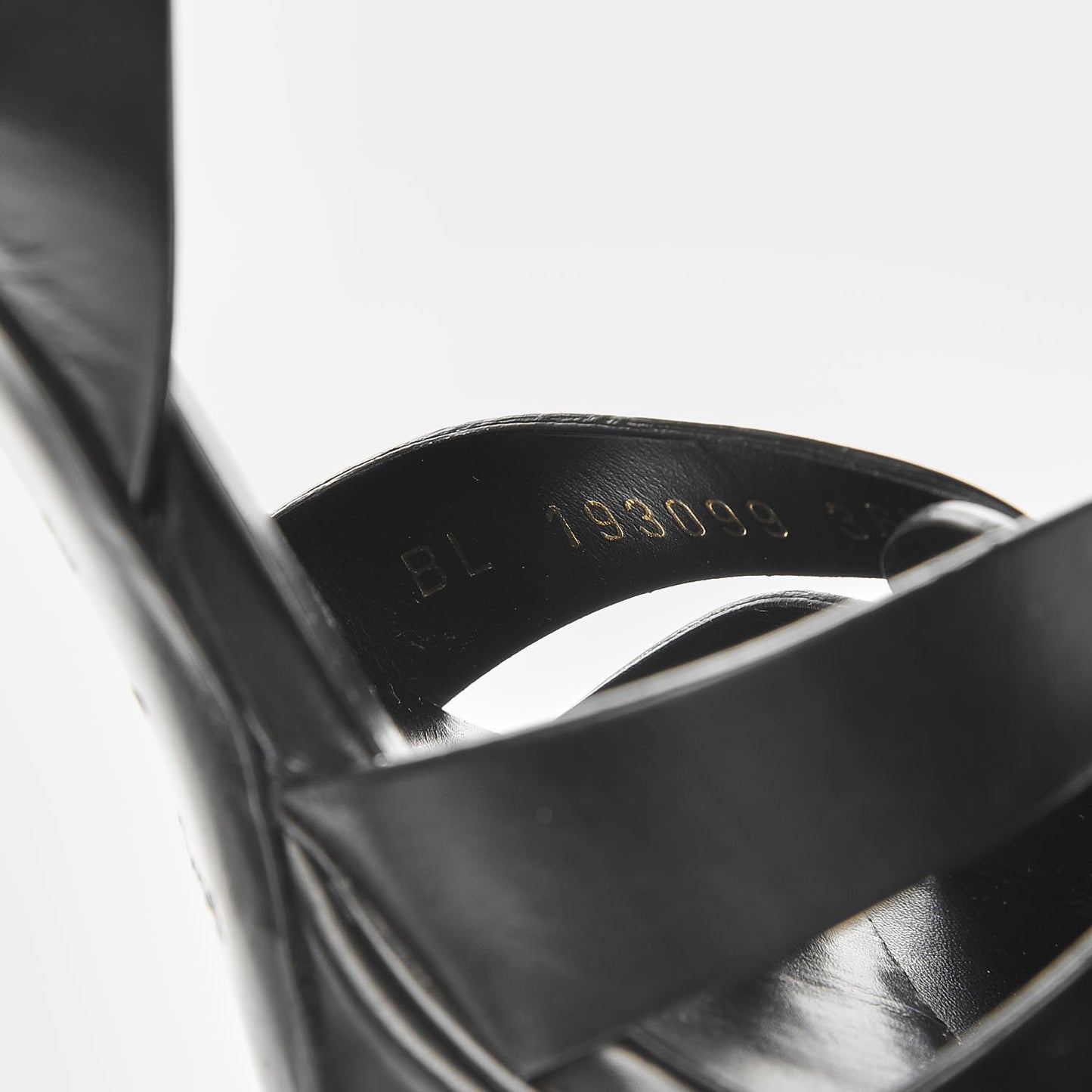 Patent Tribute 75 Platform Sandals 36.5 Black