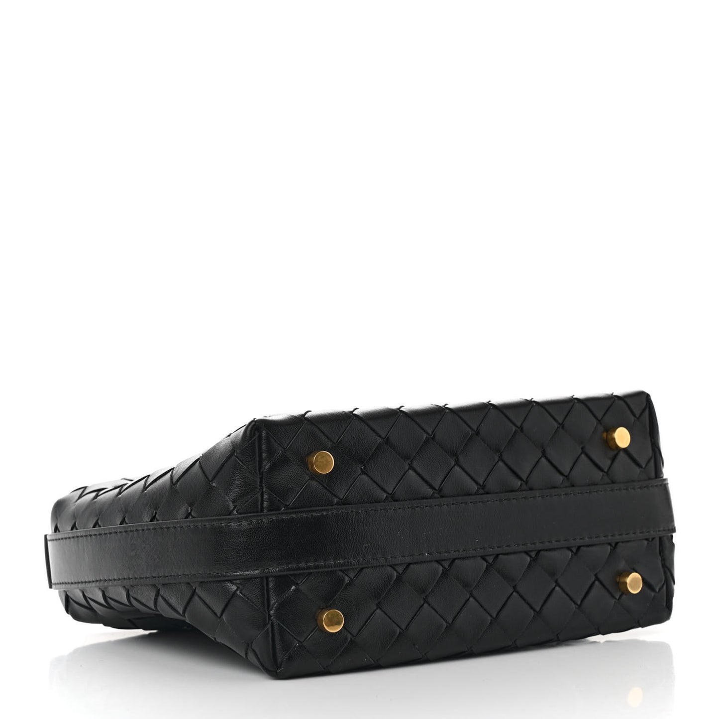 Calfskin Nappa Intrecciato Mini Wallace Black