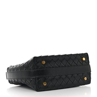 Bottega Veneta Calfskin Nappa Intrecciato Mini Wallace Black 3 of 11