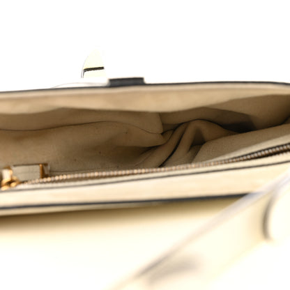 Christian Dior Grained Calfskin Saddle Bag With Strap Latte 5 of 15